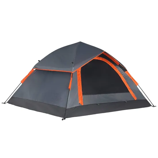 Instant Pop up Tent Family Camping Tent, 4-5 Person Portable Tent Automatic Tent Waterproof Windproof for Hiking, Camp Tent 4 Season Large Family Dome Wbb15118